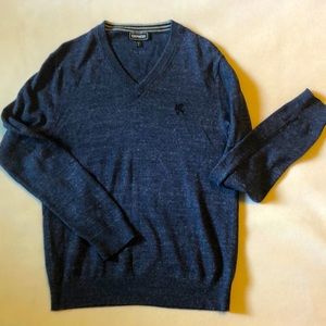 Men’s Small V Neck Navy Express Sweater
